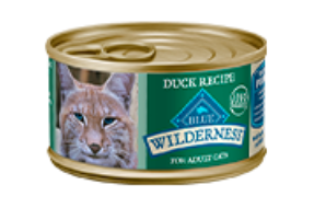Blue Buffalo Wilderness Duck Recipe Canned Cat Food, 3oz