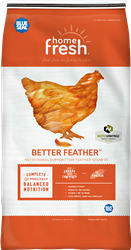 Blue Seal Home Fresh Better Feather Layer Pellets 18%, 40 lbs.