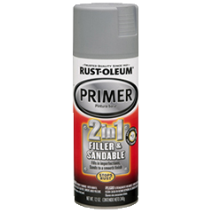 RUST-OLEUM Automotive 2 in 1 Filler and Sandable Primer Spray, 12 oz