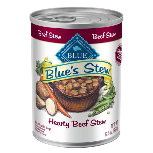 Blue Buffalo Blue's Stew Hearty Beef Stew Canned Dog Food, 12.5oz