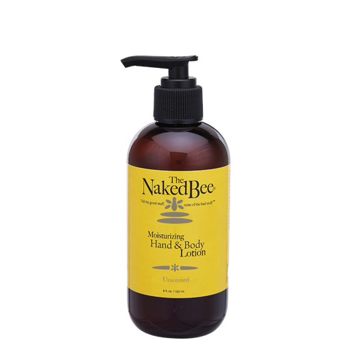 The Naked Bee, Unscented, Hand & Body Lotion, 8oz pump bottle