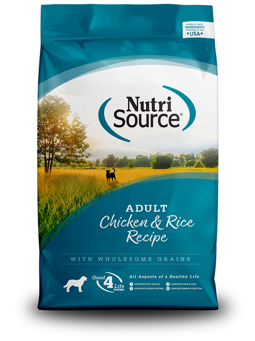 Nutrisource Adult Chicken & Rice Recipe Dry Dog Food