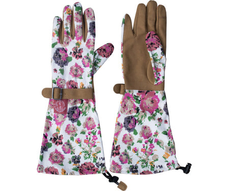 Cottage Rose Arm Saver Gloves - Floral