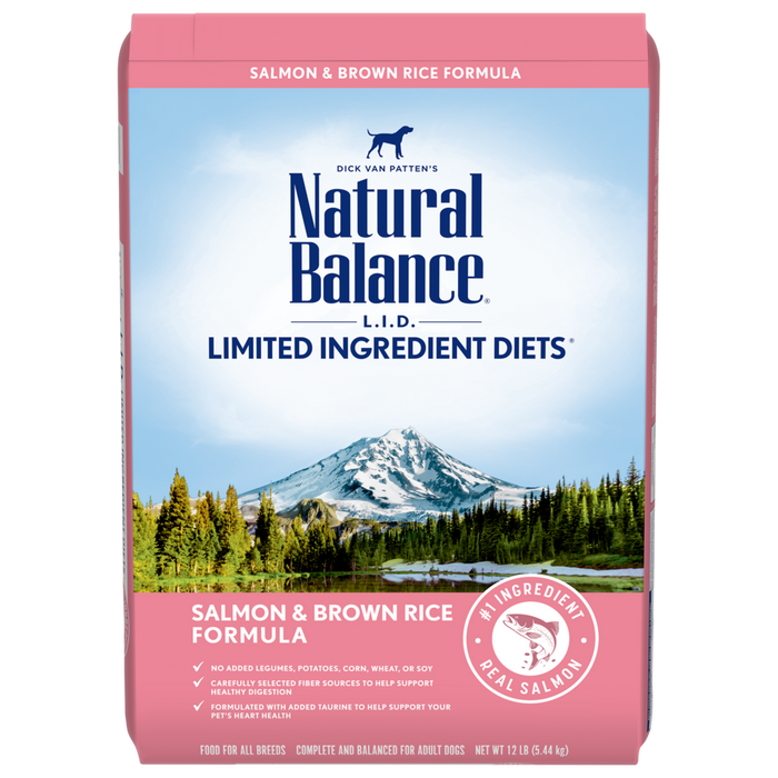 Natural Balance L.I.D. Limited Ingredient Diet Adult Salmon & Brown Rice Formula Dry Dog Food