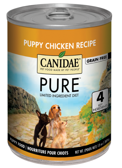 Canidae Grain Free PURE Limited Ingredient Diet Chicken Canned Puppy Formula Dog Food