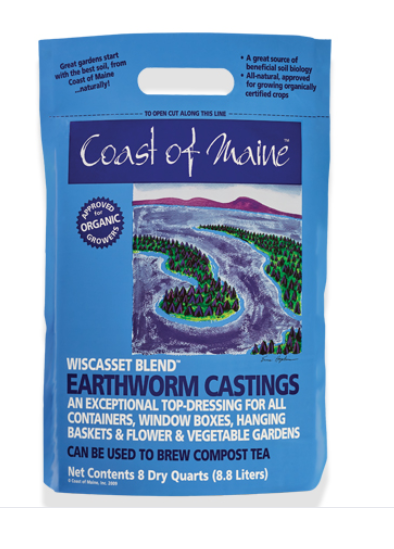 Coast of Maine Wiscasset Blend Organic Earthworm Castings