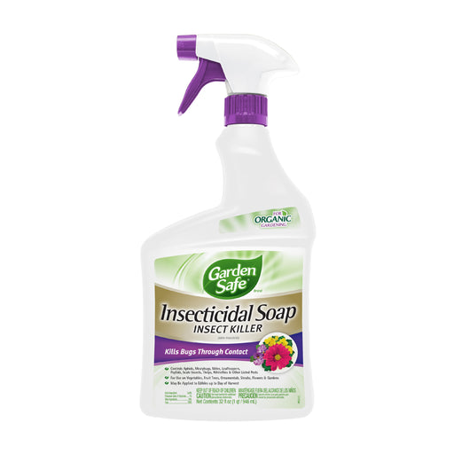 Garden Safe Insecticidal Soap Insect Killer 32 oz (Ready-to-Use)