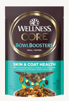 Wellness CORE® Bowl Boosters® Functional Toppers for Dogs, Skin & Coat Health