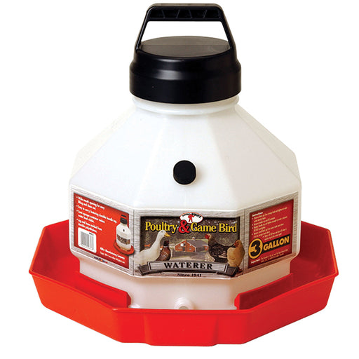 Plastic Poultry Waterer - 3 sizes available