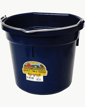 Little Giant 20qt Flat Back Bucket, Multiple Colors Available