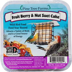 Fruit Berry & Nut Suet Cake 12oz.
