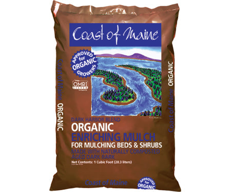 Coast of Maine Dark Harbor Blend Organic Enriched Mulch
