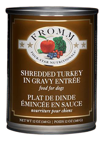 Fromm Four Star Shredded Turkey in Gravy Entrée Canned Dog Food