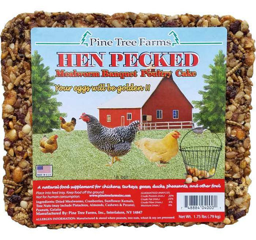 Mealworm Poultry Cake, 7.5oz