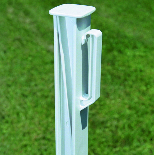 White Step-In Electric Fence Post, 1" x 3.38'