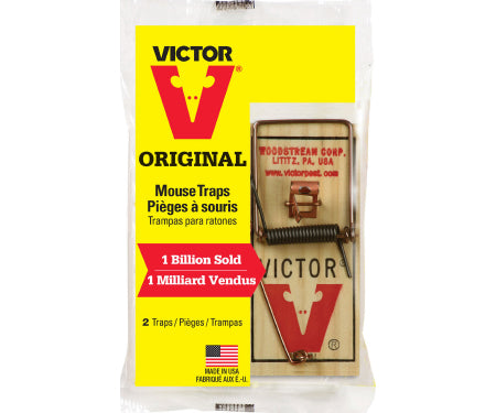 Victor Metal Pedal Mouse Trap, 2-pack