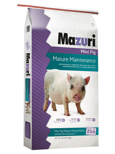 Mazuri Mini Pig Mature Maintenance 25lbs