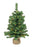 Noble Green Artificial Spruce Mini Christmas Tree with Clear Lights, 24"
