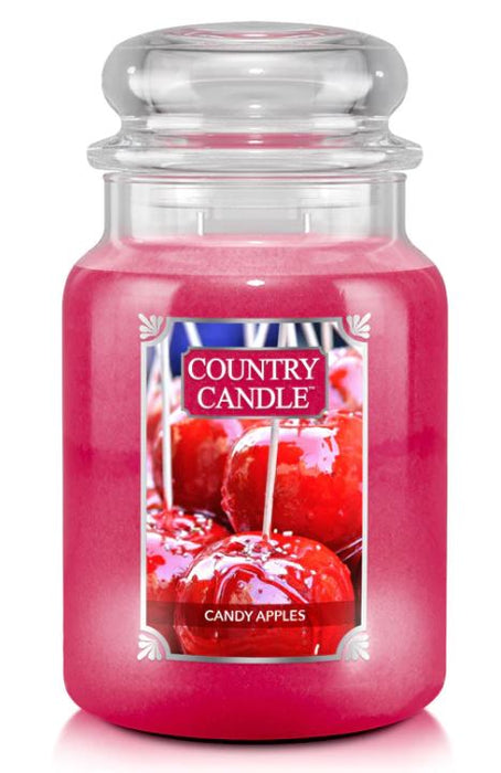 Country Candle by Kringle, Candy Apples, 2-wick Jars