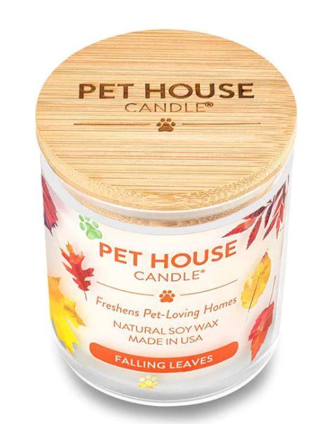 Pet House Candle, Falling Leaves