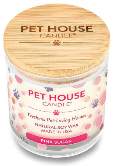 Pet House Candle, Pink Sugar