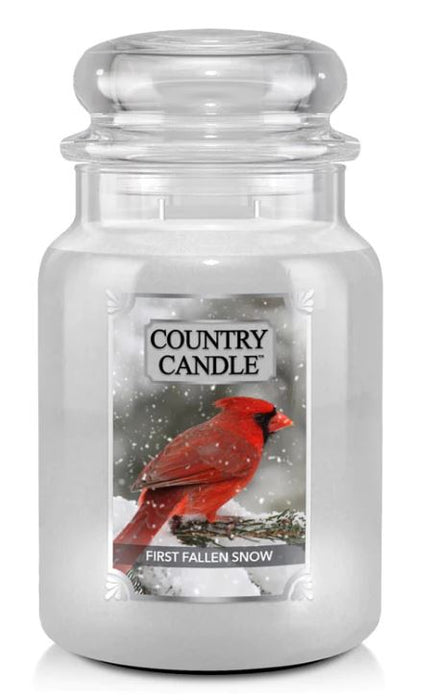 Country Candle by Kringle, First Fallen Snow, 2-wick Jars