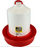 Deep Base Plastic Poultry Waterer - 3 sizes available