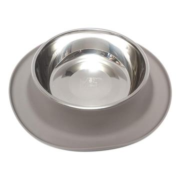 Messy Mutts Single Silicone Feeder with Stainless Bowl, 6 cups
