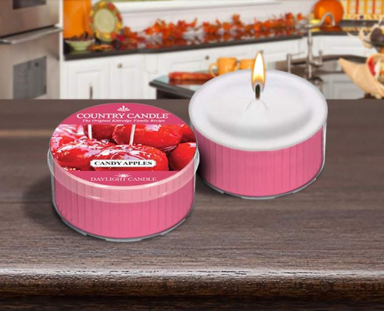 Country Candle by Kringle, Candy Apples, Single Daylight