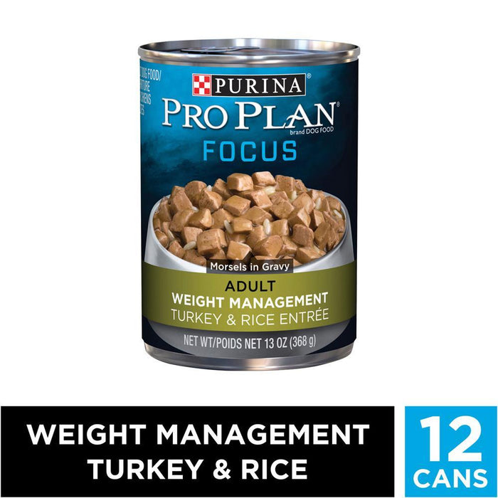 Purina Pro Plan Focus Adult Weight Management Turkey & Rice Entree Canned Dog Food