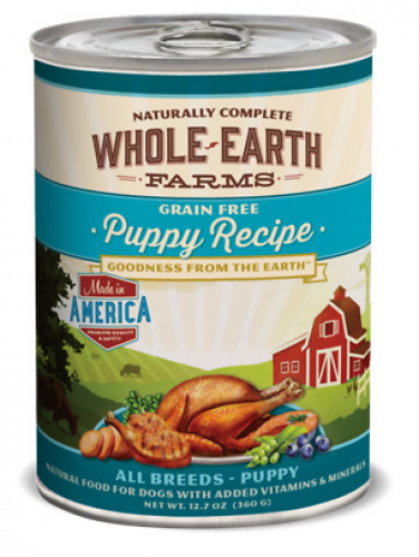 Whole Earth Farms Grain Free Puppy Recipe Canned Dog Food