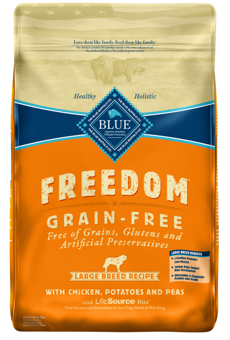 Blue Buffalo Freedom Grain Free Chicken Recipe Large Breed Adult Dry Dog Food