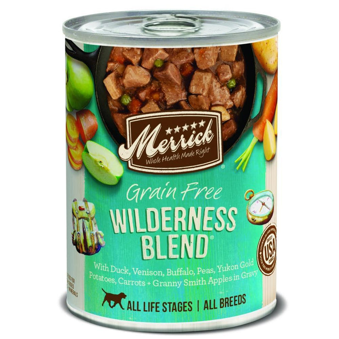 Merrick Grain Free Wilderness Blend Canned Dog Food