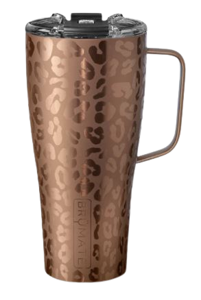 BruMate Toddy XL 32oz Mug, Onyx Leopard
