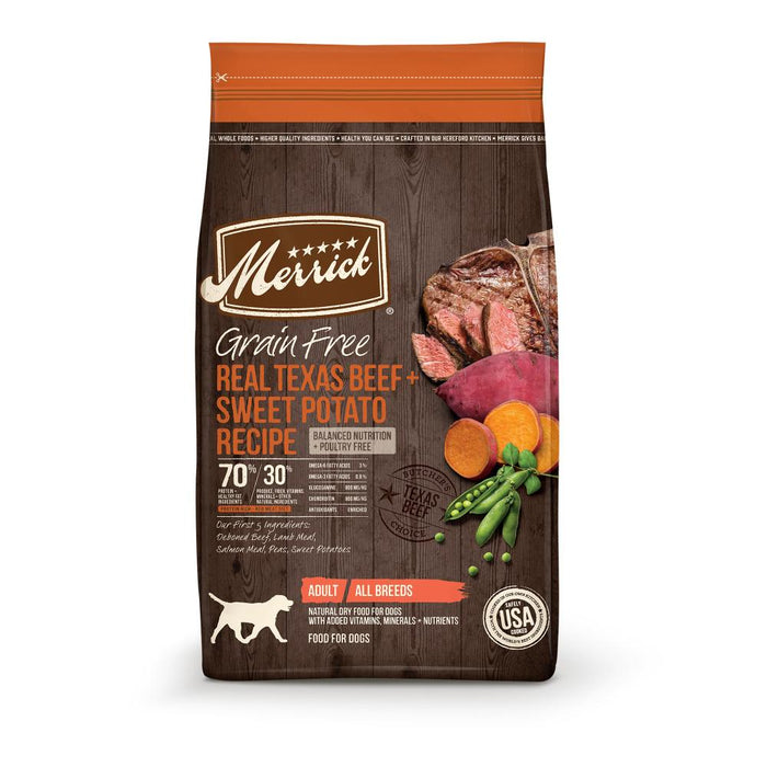 Merrick Grain Free Real Texas Beef and Sweet Potato Dry Dog Food