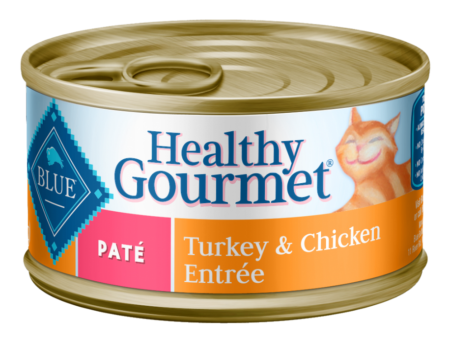 Blue Buffalo Healthy Gourmet Adult Turkey and Chicken Entree Canned Cat Food