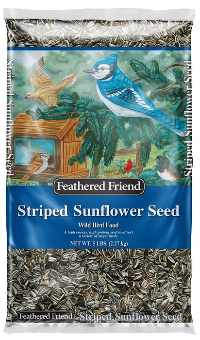 Feathered Friend Bird Seed Grey Striped Sunflower Seeds