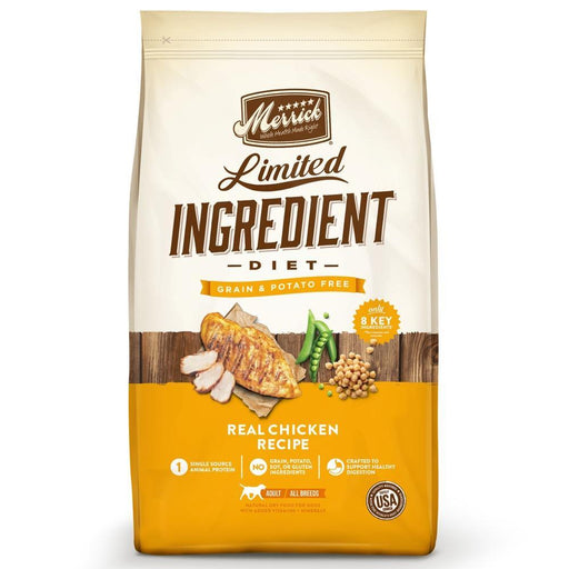 Merrick Limited Ingredient Diet Adult Grain Free Chicken Recipe Dry Dog Food
