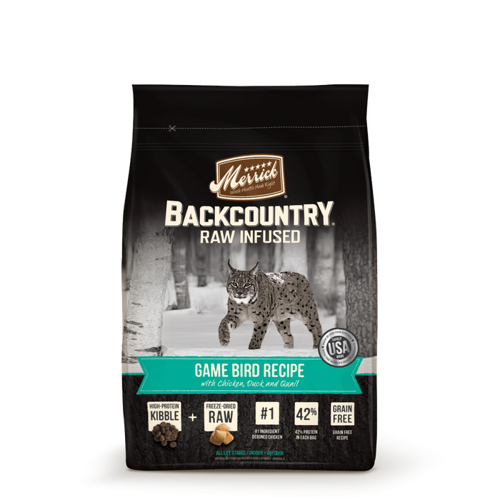 Merrick Backcountry Grain Free Game Bird Recipe Dry Cat Food