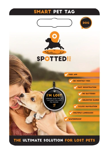 Spotted! Smart Pet Tag - 2 Sizes