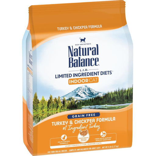 Natural Balance Limited Ingredient Diets Turkey & Chickpea Indoor Dry Cat Food