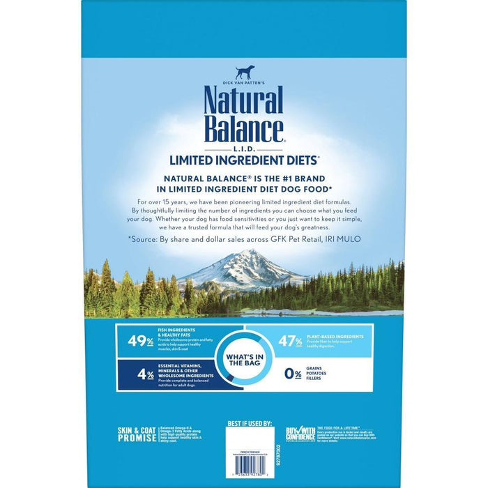 Natural Balance L.I.D. Limited Ingredient Diets Grain Free Pollock Recipe Dry Dog Food