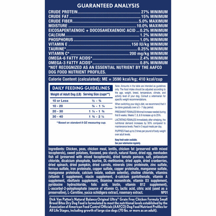 Natural balance original cheap ultra 30 lb