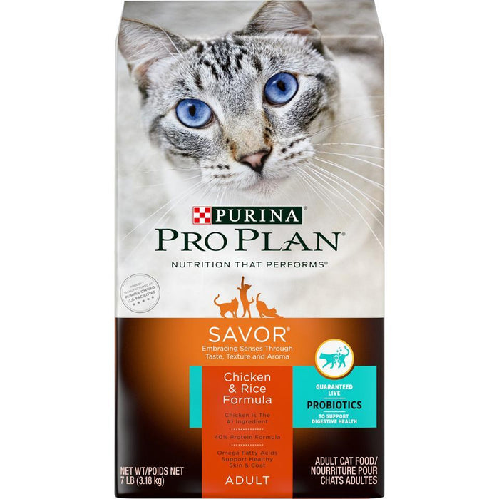 Purina Pro Plan Savor Chicken & Rice Formula Dry Cat Food