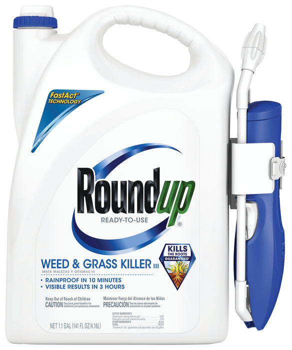 Roundup® Ready-To-Use Weed & Grass Killer III with Comfort Wand® 1.1 gal.