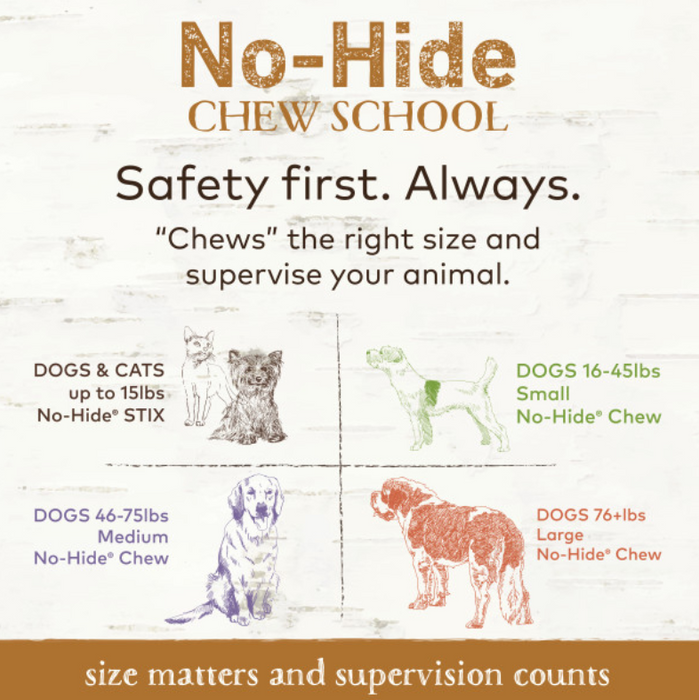 Earth Animal Venison No-Hide® Dog STIX - 10 pack