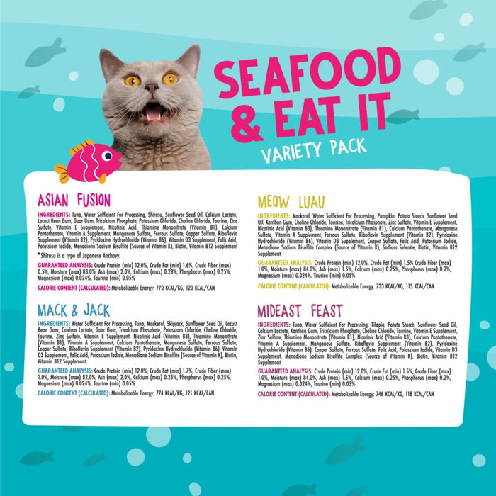 Weruva Seafood & Eat It! Variety Pack Cat Food Cans