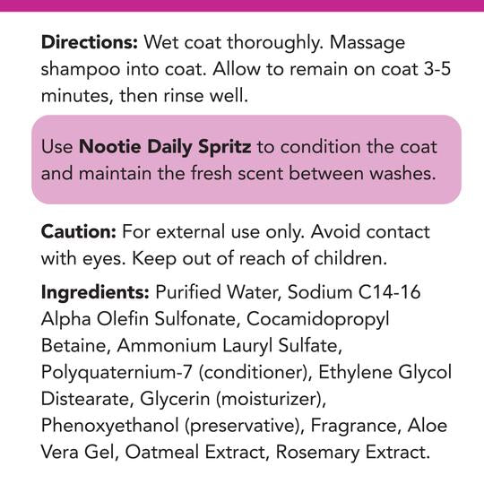 Nootie Rejuvenating Rosemary Extract Pet Shampoo, Japanese Cherry Blossom, 16oz