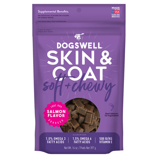 Dogswell Soft & Chewy Skin & Coat Salmon, 14oz