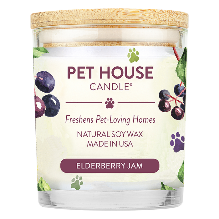 Pet House Candle, Elderberry